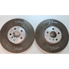 Тормозные диски 348mm колодки дисковые bmw 3 5 7 g20 g30 g31 g11 g01