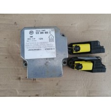 Модуль подушка безопасности+ датчики vw passat b5fl 1c0909605c