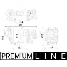 Intercoller bmw 5 g30 f90 7 g11 g12 15-19 m 750