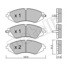 Колодки дисковые ham. chevrolet lacetti 05-