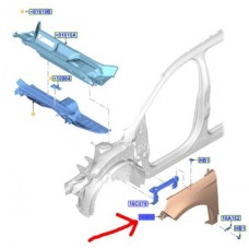 Крыло передний правый ford edge mk2 2016- оэ
