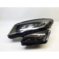 Skoda kodiaq фара левая светодиод/ led 566941015c