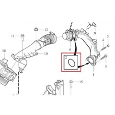 Volvo c30 s40 v50 v40 прокладка коллектор ssacy1, 6d